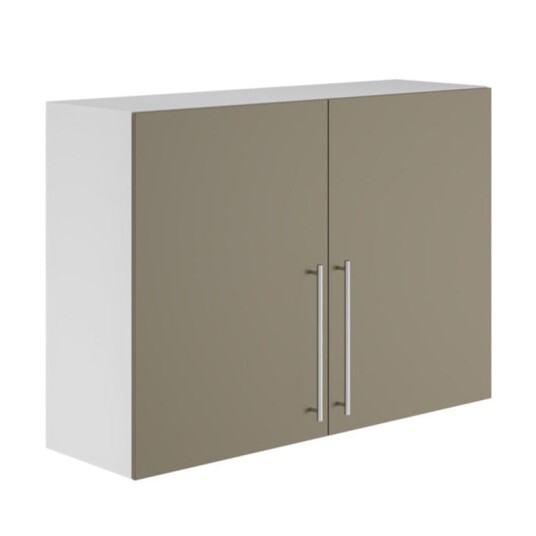 Alterna Vaskerom: Overskap B60-80xd30xh72cm m/2 Dører Sand Matt / 80cm Alterna Vaskerom: Overskap B60-80xd30xh72cm m/2 Dører Sand Matt / 80cm