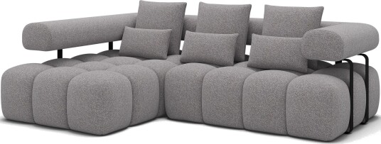 Levvi 3 seters Bubblig sovesofa med divan Venstre Paolli 04