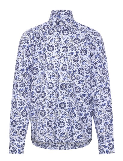 Grunt Tex Paisley Shirt   Blue   XXL/182