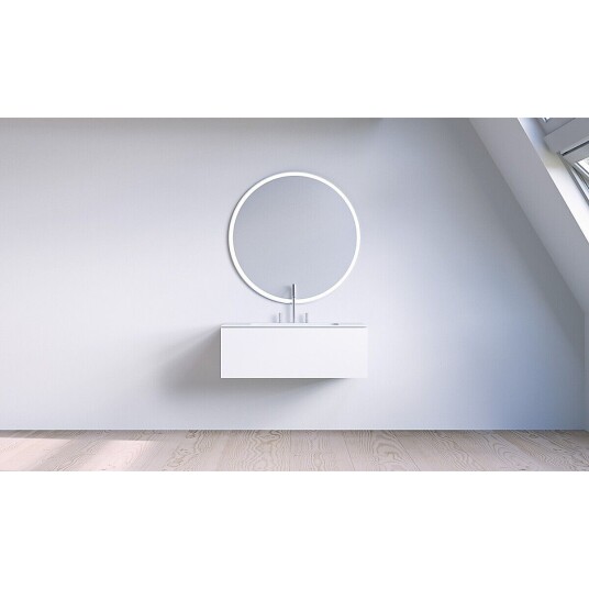 Copenhagen Bath SQ2 Servantskap 80 80x45x28.8 cm med servant Hvit Matt