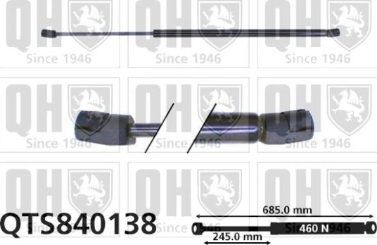 QUINTON HAZELL QTS840138 Baklukedemper