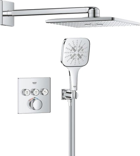 Grohe Grohtherm SmartControl dusjsett, krom