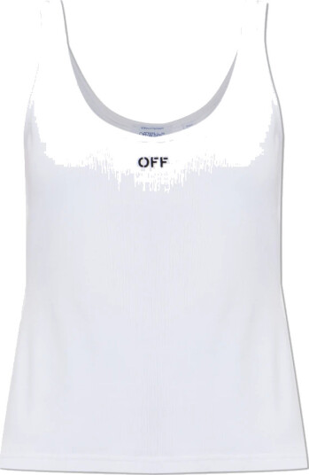 Off White Dame Topper Hvit L,