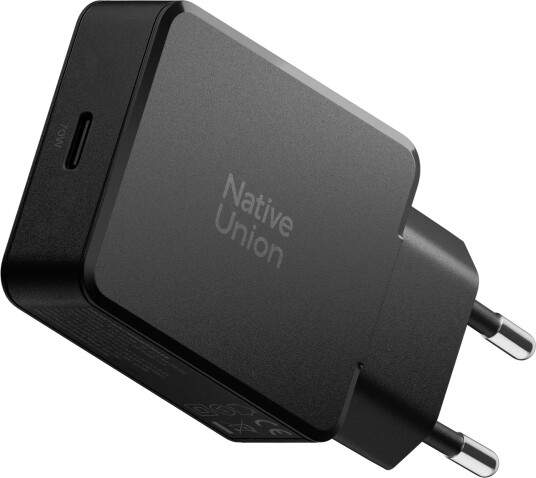 Native Union 70W USB-C GaN Vegglader Svart Native Union 70W USB-C GaN Vegglader Svart