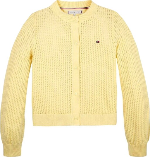 Tommy Hilfiger Cardigan Strikket Hekle Sunny Dag Tommy Hilfiger 4 år 104 Cardigan Gul