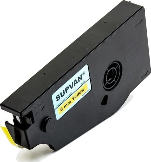 Supvan Technology Selvklebende Gul Tape 6Mm 16M Tp L06ey Supvan Technology Selvklebende Gul Tape 6Mm 16M Tp L06ey