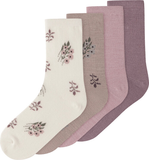 Name It Nkfwak Wo/Bl 4P Sock Beige 34 36 Name It Nkfwak Wo/Bl 4P Sock Beige 34 36