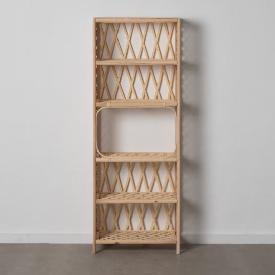 Bokhylla RATÁN 64 x 34,5 x 171 cm Naturell Bambu