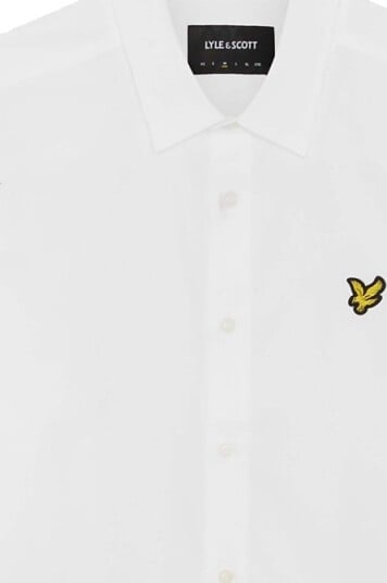 Lyle & Scott Long Sleeve Poplin Shirt White S