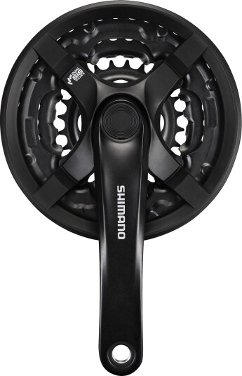 Shimano Tourney Kranksett FC-TY501 Svart, 42/34/24T 175mm Shimano Tourney Kranksett FC-TY501 Svart, 42/34/24T 175mm
