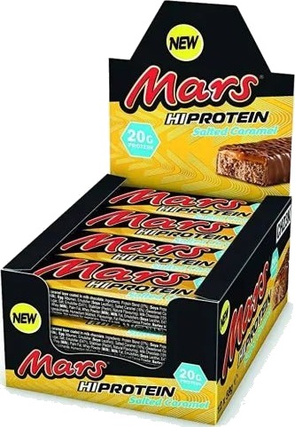 Mars Hi Protein Low Sugar 12x55g Salted Caramel Mars Hi Protein Low Sugar 12x55g Salted Caramel