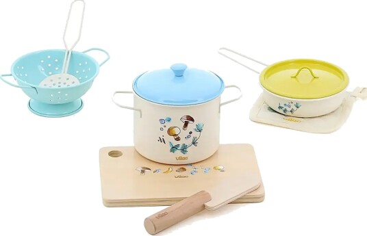 Vilac My Little Nature Cook Set 11 Pcs Cream ONE SIZE