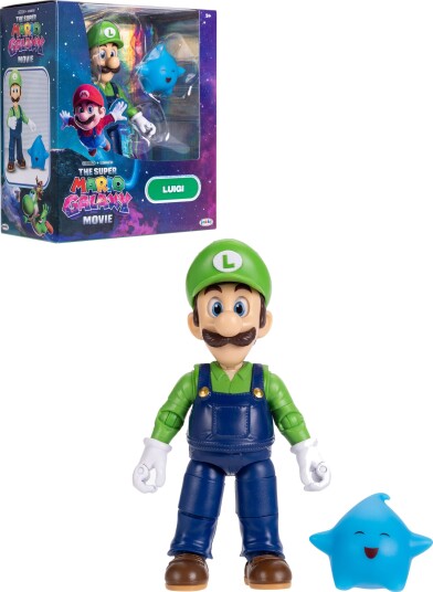 Super Mario Galaxy Movie Figur Luigi 13 cm