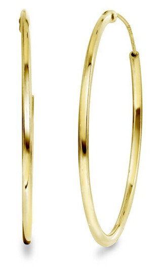 Pan Jewelry, Øreringer i forgylt 925 sølv