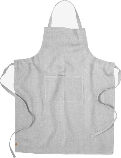 Lovely Linen Forkle Classic i manglet lin Grå Lovely Linen Forkle Classic i manglet lin Grå