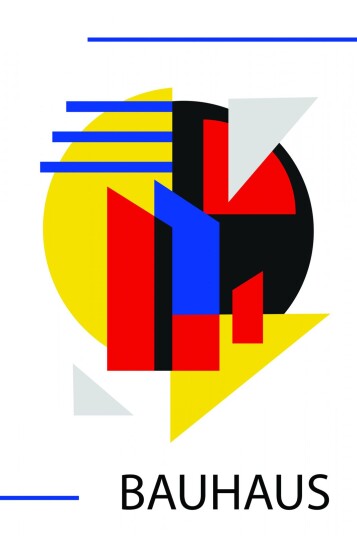 Plakat Bauhaus Abstrakt Kunst