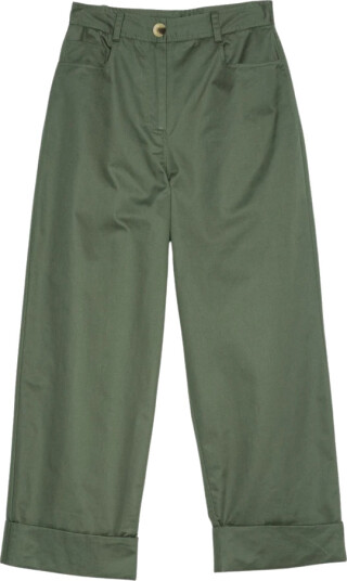 Twinset Dame Bukser Grønn L,