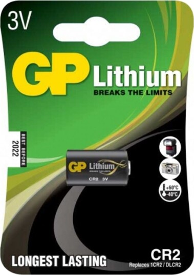 GP Batteries CR2 3V / EL1CR2 / DLCR2 / KCR2 / ELCR2