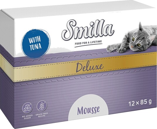 Smilla Våtfôr Deluxe Mousse Med Tunfisk 24 X 85 G