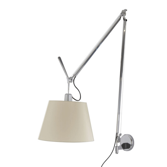 Artemide Tolomeo Mega Vegglampe Pergament 32cm m. Lysdemper