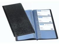 Bantex 100206512, Svart, Blå, PVC, 96 kort, 255 mm, 120 mm Bantex 100206512, Svart, Blå, PVC, 96 kort, 255 mm, 120 mm