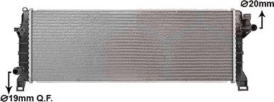 Radiator, motorkjøling VAN WEZEL 88012700
