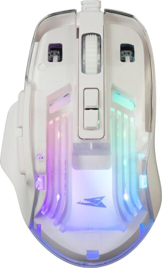Baracuda BGM-062 Anglerfish Gamingmus Hvit