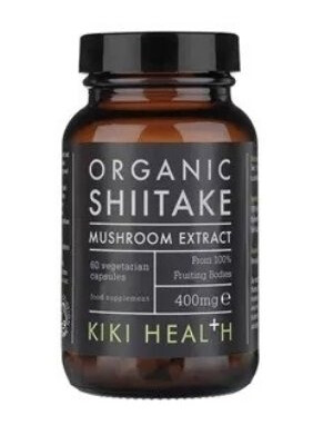 Kiki Health Organic Shiitake Extract 400mg 60 kapsler Kiki Health Organic Shiitake Extract 400mg 60 kapsler