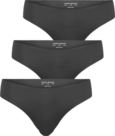 Vero Moda Ditte 2ND Skin Brief 3 Pack Sort XS