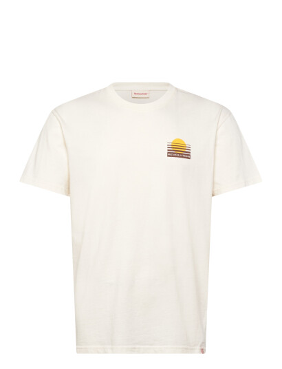 Revolution Printed T-Shirt - Cream - XL