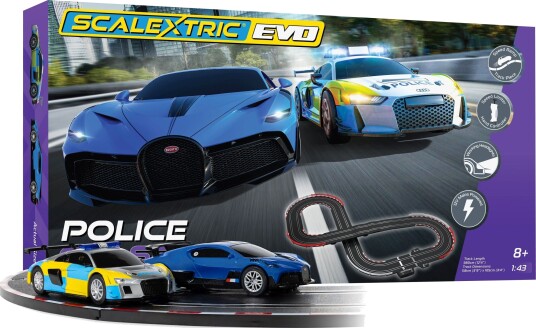 Scalextric Bilbane EVO 1:43 Bugatti Chase