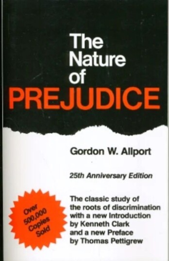 The Nature Of Prejudice Av Gordon Allport