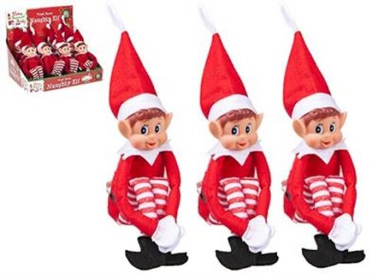 Rampenisse 30 Cm Myk Stoff Nisse- Julelek Rampenisse 30 Cm Myk Stoff Nisse- Julelek
