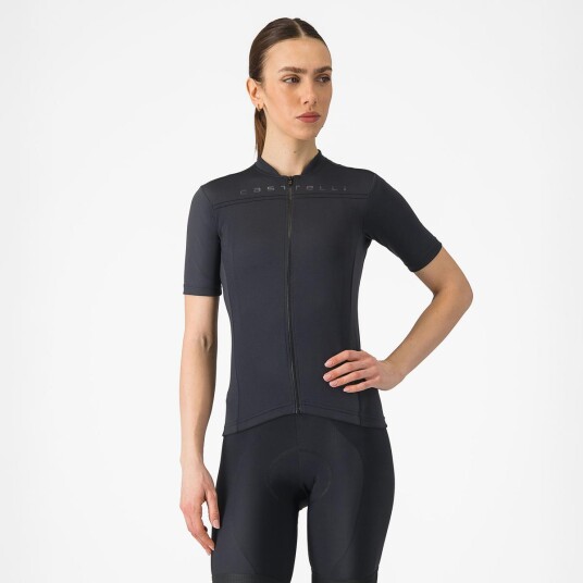 Castelli Anima 4 Jersey til Kvinner i lysesvart