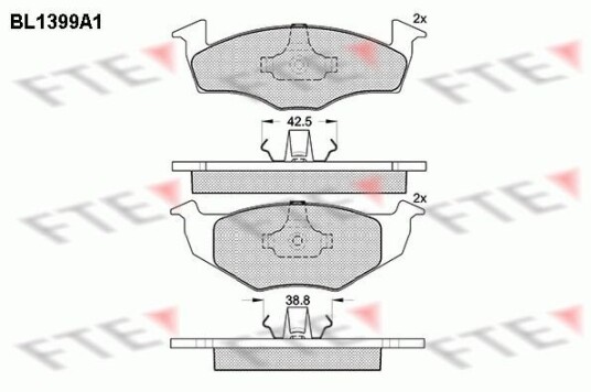 Bremseklosser FTE 9010171
