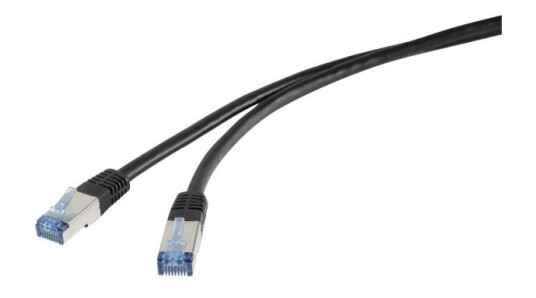 Renkforce Rf-4673684 3 M Cat6a S/Ftp S-Stp Rj-45 Rj-45 Sort