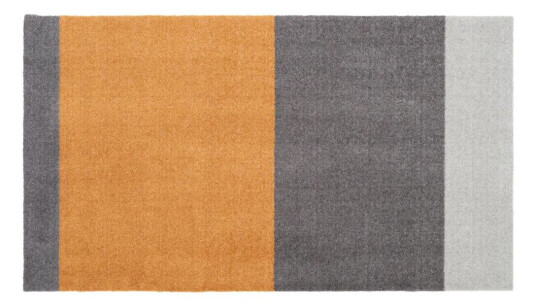 tica copenhagen Stripes by tica, horisontal, entréteppe Grey-grey-dijon, 67 x 120 cm