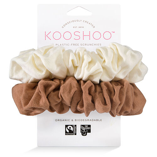 Kooshoo Hår Scrunchie Cappuccino Plastikfri 2 Stk  r
