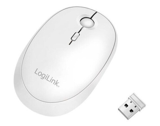 LogiLink Dual Wireless Mus med Bluetooth 2.4 GHz 1600 dpi - Hvit LogiLink Dual Wireless Mus med Bluetooth 2.4 GHz 1600 dpi - Hvit