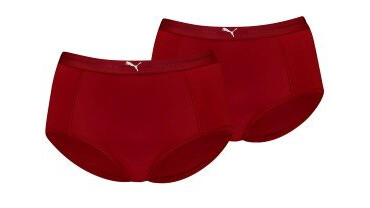 Puma Truser 2P High Waist Hipster Mørkrød polyamid X-Small Dame