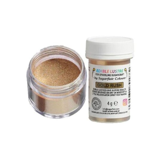 Sugarflair Spiselig Glitter Gold Rush 4g 