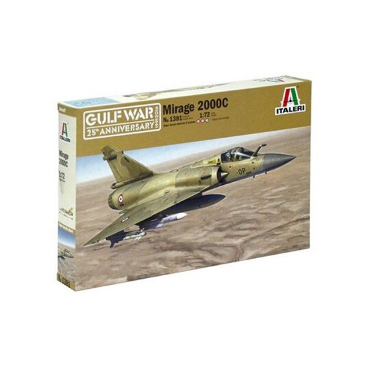 Italeri 1381 Mirage 2000C Modellfly Byggesett 1:72