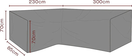 Brafab Møbeltrekk hjørnesofa 300/230x70x85 cm Premium Brafab Møbeltrekk hjørnesofa 300/230x70x85 cm Premium