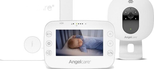 Angelcare Babycall Med Kamera Og Bevegelsessensor 230 m Hvit