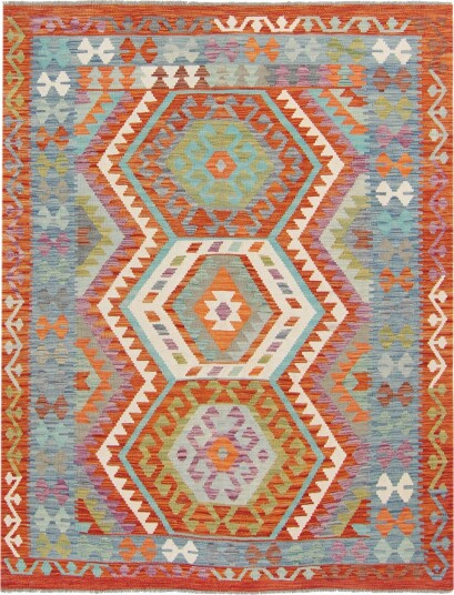Orientalsk kelimteppe 198 x 155 cm Størrelse: 198 x 155 cm