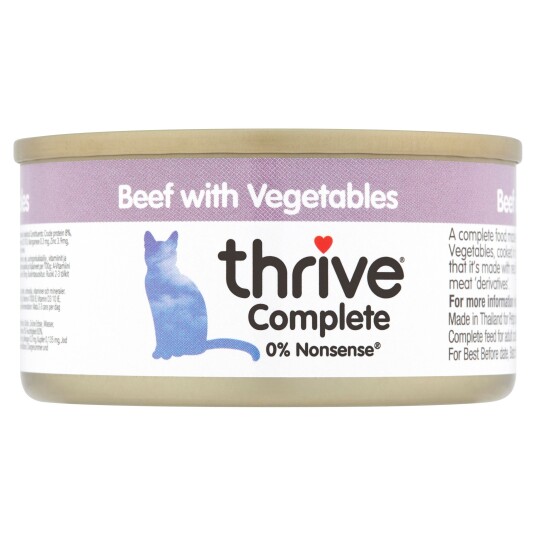 Thrive Complete 6 X 75 G Biff Med Grønnsaker