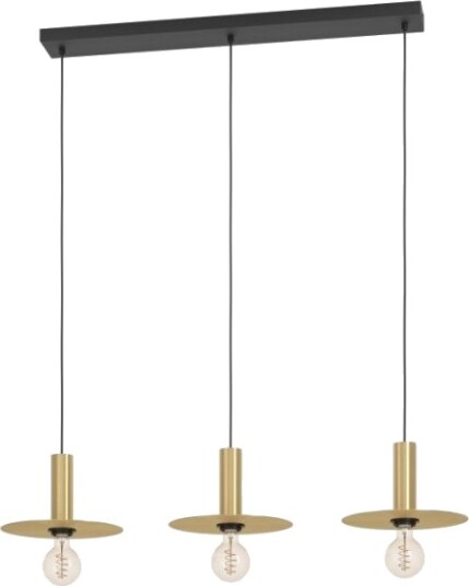 Eglo Escandell Langbord 3L E27 Bm/Sort Eglo Escandell Langbord 3L E27 Bm/Sort