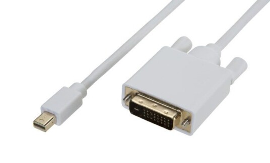 Mini-displayport til DVI-kabel 1 m