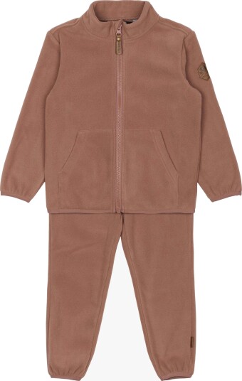 mikk-line Fleece Set - Coral - 110