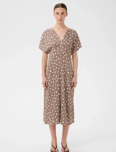 InWear Henriiw Fitted Dress   Brown   46